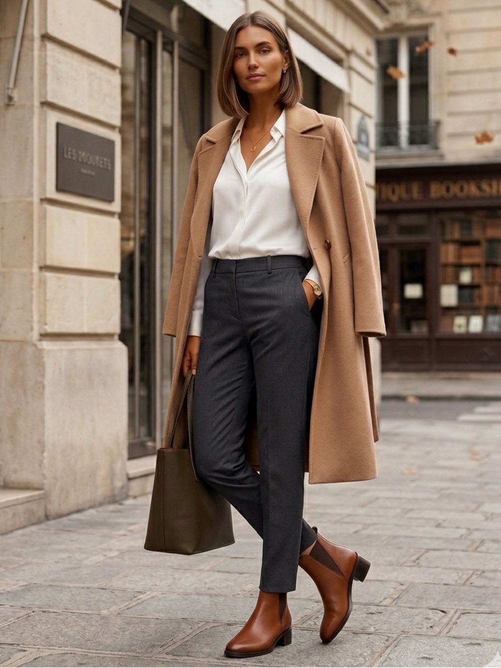 Jonak Brown Leather Chelsea Boots